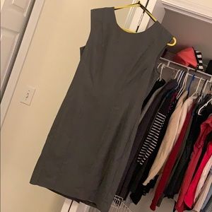 Gray H&M work dress , midi length